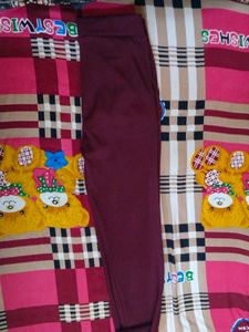 Maroon Jogger Pants