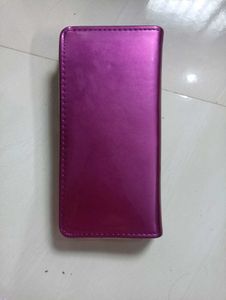 Vibrant Purple Floral Clutch Wallet