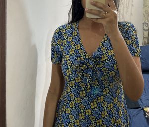 Floral Print Midi Dress