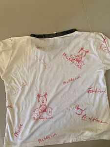 soft Mickey Mouse Graphic T-Shirt