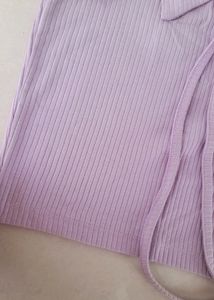 Lavender Fitted Top.