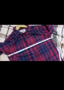 Women's Red &amp; Blue Plaid Button-Up Shirt