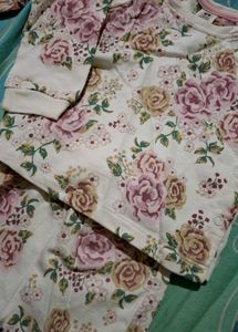Floral Print Baby Jumpsuit