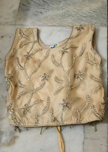 Girls' Embroidered Lehenga Choli Set