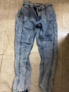 Pepe Jeans Acid Wash Denim Pants