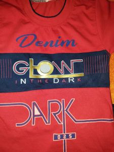 Kids Glow in the Dark T-Shirt &amp; Shorts Set