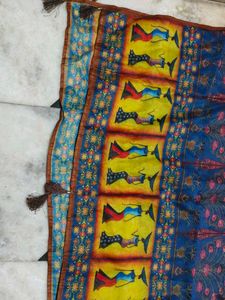 Silk brand printed multi colour women duppata