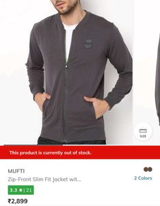 MUFTI Zip-Front Jacket