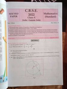 Oswaal CBSE Class 10 Mathematics Question Bank