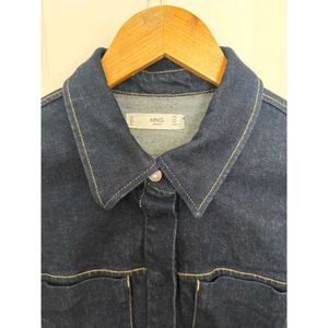 Mango Dark Wash Denim Shirt