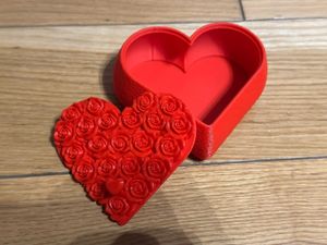 Valentine Heart Gift Box with Roses