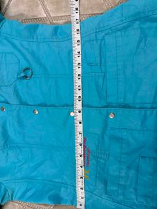 BEVO Exclusive Blue Short Sleeve Button-Up Shirt