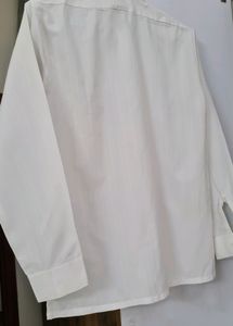 Silkina self designed (striped) Off White Shirt