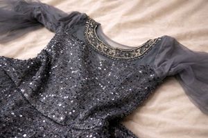 Stunning Sequined Party Gown