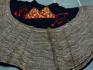 Black Stylish Ethnic Lehenga Choli Set