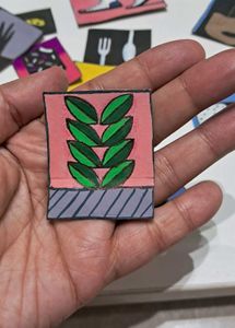 Handpainted Stickers (Set Of 10)