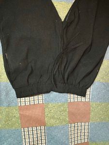 black joggers