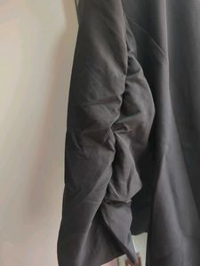 Chic Black Open Front Blazer