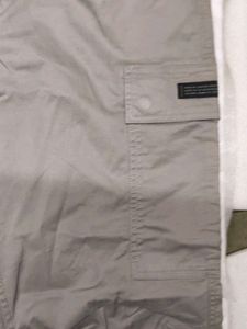 FLYING MACHINE Men's Grey Cargo Jogger Pants