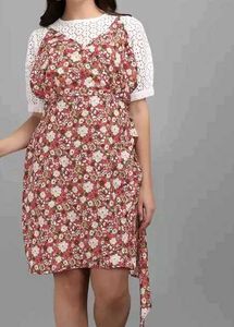 Floral Print Midi Dress