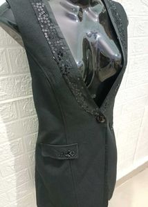 Western Off Shoulder Jacket Long Length