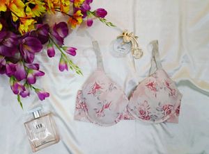 🇳🇿💫🎀Floral Print Padded Bra