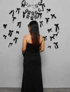 black party wear dress