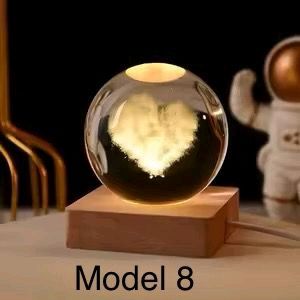 3d Crystal Ball Night Lamp