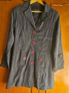 Velvety Coat For Girls