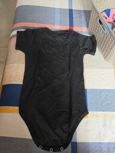 Cute Black "Bhai" Baby Onesie