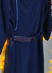 Elegant Navy Blue off shoulder jumpsuit