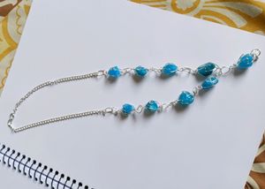 Stone Necklace With Bracelet And Earrings