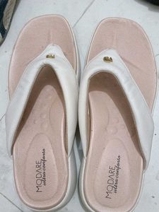 White Modare Flip Flops