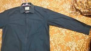 Full Sleeves Navy Blue Shirt