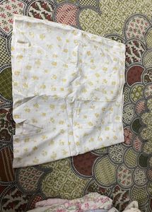 White Floral Leggings
