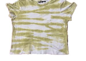 Tie dye cropped t shirt