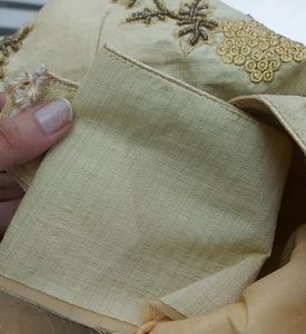 Stylish Golden Embroidery Blouse