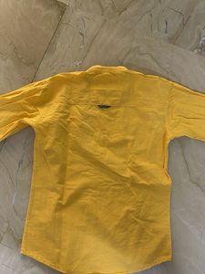 BOYS YELLOW KURTA SHIRT