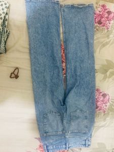 H&amp;M Light Wash Wide Leg Jeans