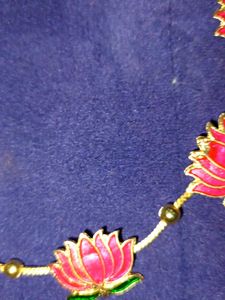 Lotus Design Bracelet gold plated