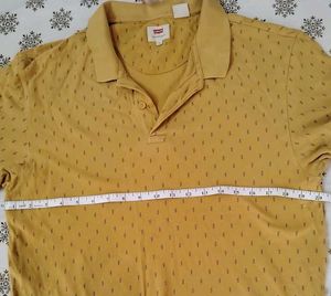 Men's Mustard Polo T-Shirt 👕