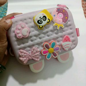 Cute Cartoon Decorated Clutch Bag