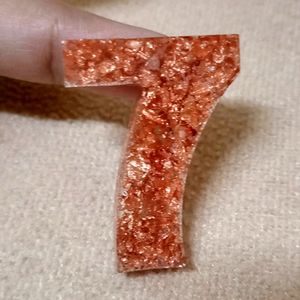 Lucky No. Resin Handmade Keychains