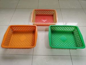 Colorful Storage Baskets (Set of 3)