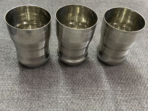Set of 3 Stainless Steel Glasses