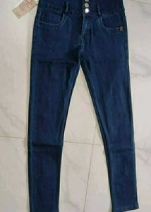 Classic Dark Wash Denim Jeans