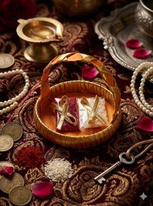 Decorative Pooja Basket Set