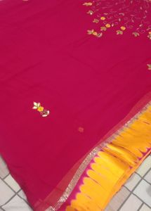 Festive Rose Saree💗