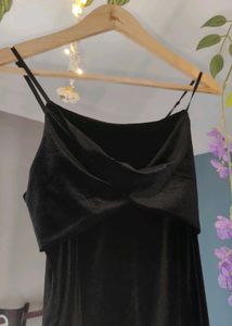Short Elegant Black Slip Dress
