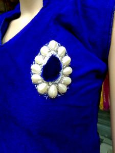Blue Short Dress